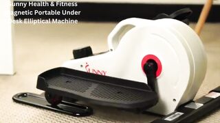 Sunny Health & Fitness Magnetic Portable Under Desk Elliptical Machine