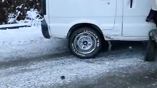 Snow and Slippery Road Causes ACCIDENTS