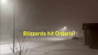 Blizzards hit Ontario | Canadian Life| Weather