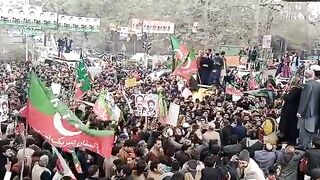PTI Protest against election commission and Caretake CM Punjab Mohsin Naqvi