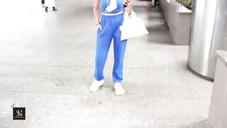 Actress Tina Datta Looks Very HOT & BOLD In Blue Crop Top & Pant | Bollywood Sarkar