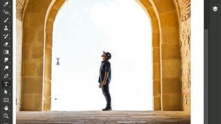 Add Text Behind Anything in Photoshop