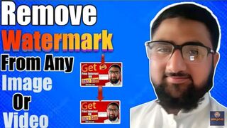 Remove watermark from any image or video|Zoni Javed|