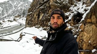 A trip to the mountains in the snow