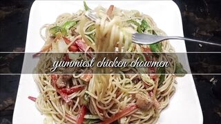 Chicken chowmen | Chinese noodles street style