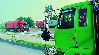Hard work | truck|sign of Pakistan
