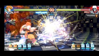Stunning fighting game powerful combo hitting