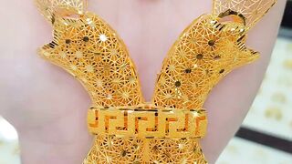 Gold jewellery necklace designs for girls