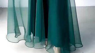 Green dress