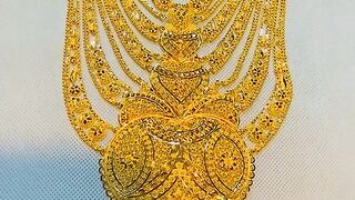 Dubai Style Latest Gold Haar Designs #goldjewellerydesign #jewellery #gold