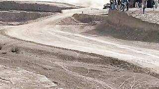 Car racing in thaar valley desert areas