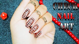 Check Nail Art