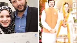Shahid Afridi's daughter wedding pictures