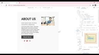 Responsive About Us Section Using HTML & CSS | About Us page | HTML and CSS tutorial