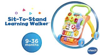 VTech Sit-to-Stand Learning Walker (Frustration Free Packaging), Pink