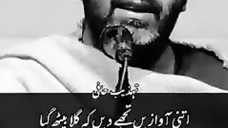 Tara chup rhne mare zahin main kya bath gya by Tahzeeb Hafi.. |Urdu Poetry|