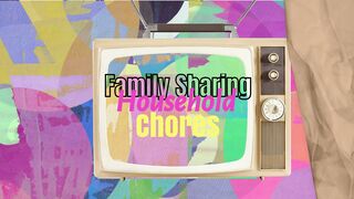 Family Sharing Household Chores