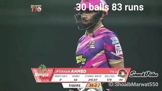 Iftekhar 30 balls 83 runs