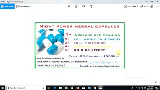 Night power herbal capsule with best long term result no side effects