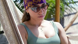 Beautiful Girl On Beach