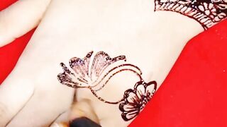 How to new Mehndi style