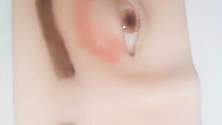 Cut crease makeup