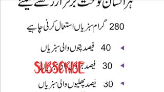 Vegetable benefits (sabziyon ky fawaid)