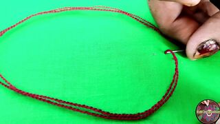 How to chain stitch Embroidery designs needle point art Embroidery