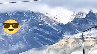 Flying aeroplane