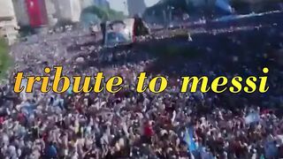 Tribute to Messi Win The World Cup 2022