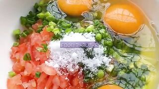 vegetable omelette ????❤ recipe #shorts #youtubeshorts
