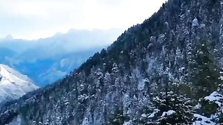 Snowfall in Kashmir
