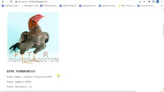 Fighter Roosters (FTR) Token Presale Phase 2 Live Buy Some Hold & Get double Profit.