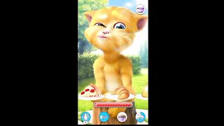 Talking Ginger playing and eating funny cats 02???????????????????????????????? #gameplay #gingercat