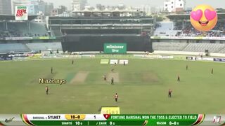 Mohmmad wasim jr taking 3wickets in first over sylhet strikers vs fotune Barishal #2023