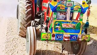 How do we apply water to road by tractor?