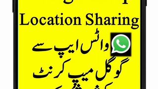 Google Map Location Sharing With whatsapp