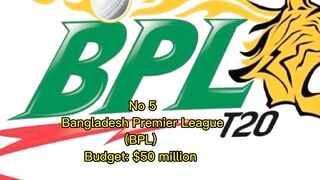 The five most popular cricket leagues in the world