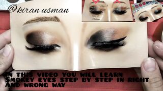 Smokey eyes guidelines for beginners