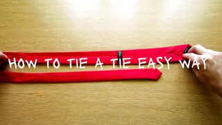How to tie a tie easy way for BEGINNERS