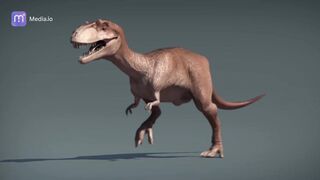 Dinosaur Running Animated