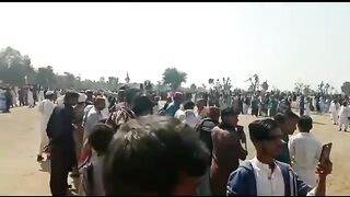 Camel race and dancing