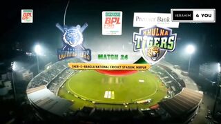 Dhaka Dominates vs  khulna Tigers 2023 Highlights / Bpl 2023 Match 24 Highlights