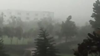 Heavy Windy Rain