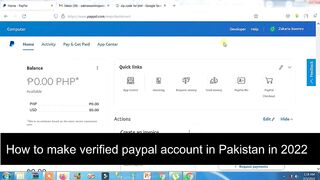 how to create paypal account in pakisan