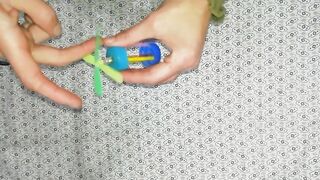 How To Make Simple Flying Toy At Home Made||| Easy Create