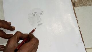easy art face drawin man vey easy