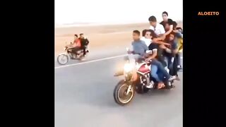 Funny Motor Bike Stunts
