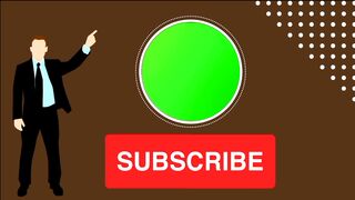 Green Screen Youtube Button | Youtube Subscribe Channel Template