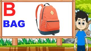 A is for apple | B is For ball | abc song